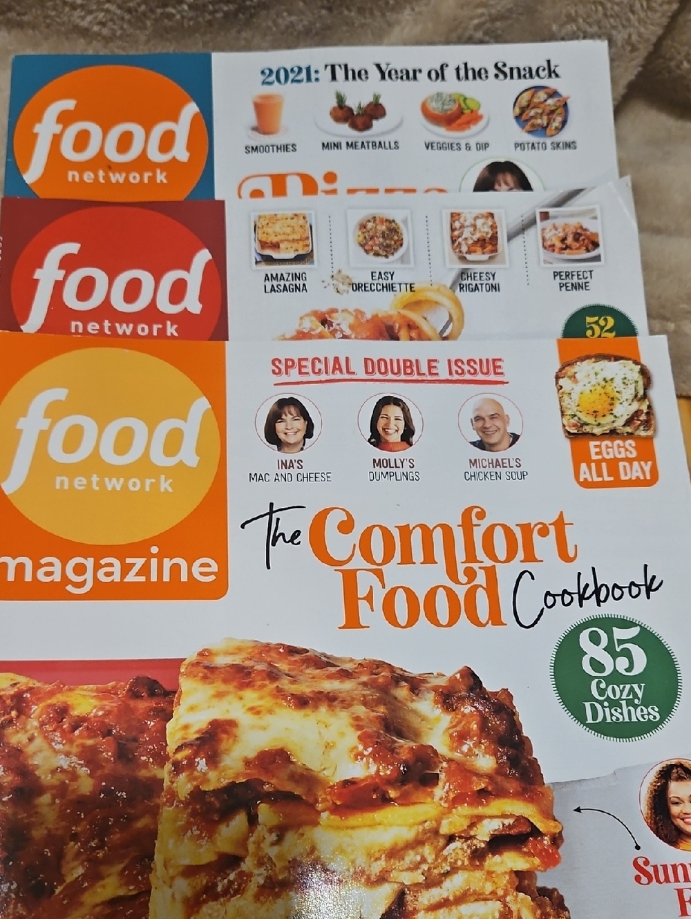 Food Network Magazine Lot Of 3